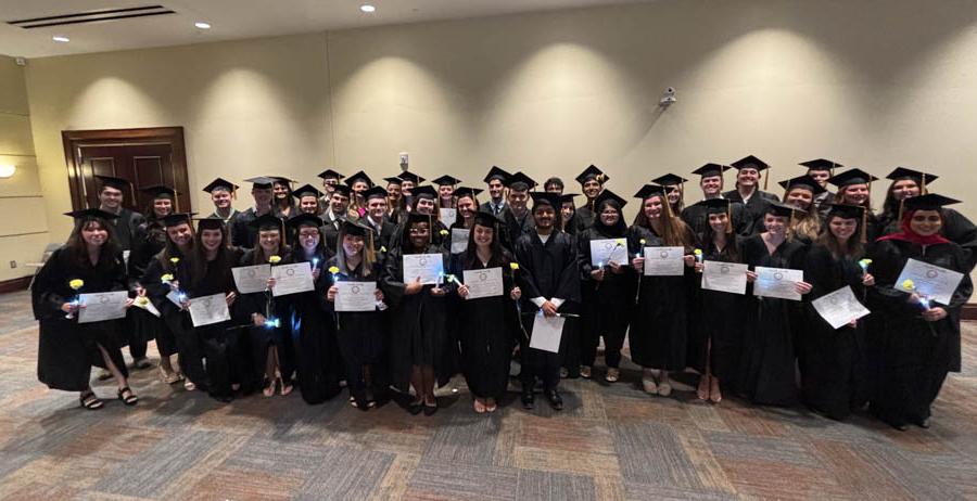 Mortar Board Receives National Award, Inducts New Members